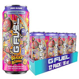 G Fuel Energy Drink, Berry Bomb, Sugar Free Carbonated Beverage with 300mg Caffeine, Daily Energy Boost with Focus Amino, Vitamin + Antioxidants, 16