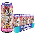 G Fuel Energy Drink, Berry Bomb, Sugar Free Carbonated Beverage with 300mg Caffeine, Daily Energy Boost with Focus Amino, Vitamin + Antioxidants, 16