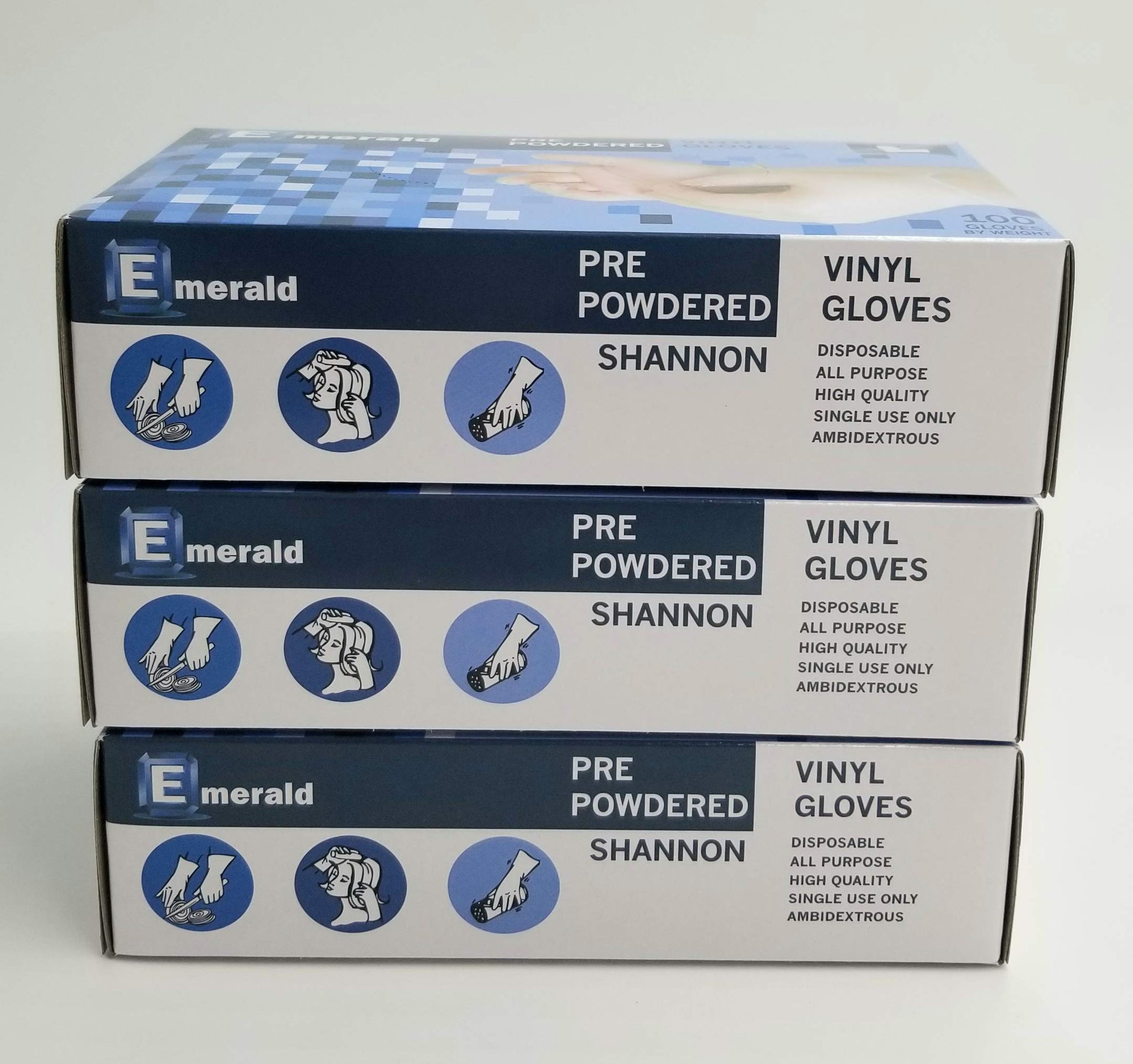Disposable Large Vinyl Gloves Lightly Powdered [VGLX3] (300)