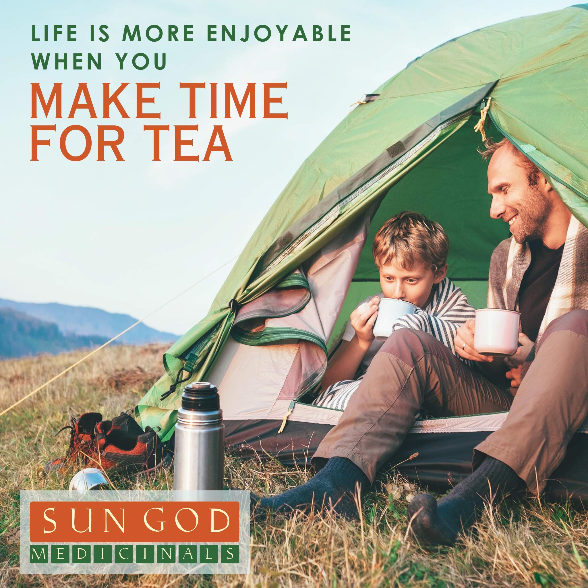Sun God Medicinals Organic Panacea Herbal Tea - Detoxification Support - 2 oz Loose Leaf (20-24 servings)