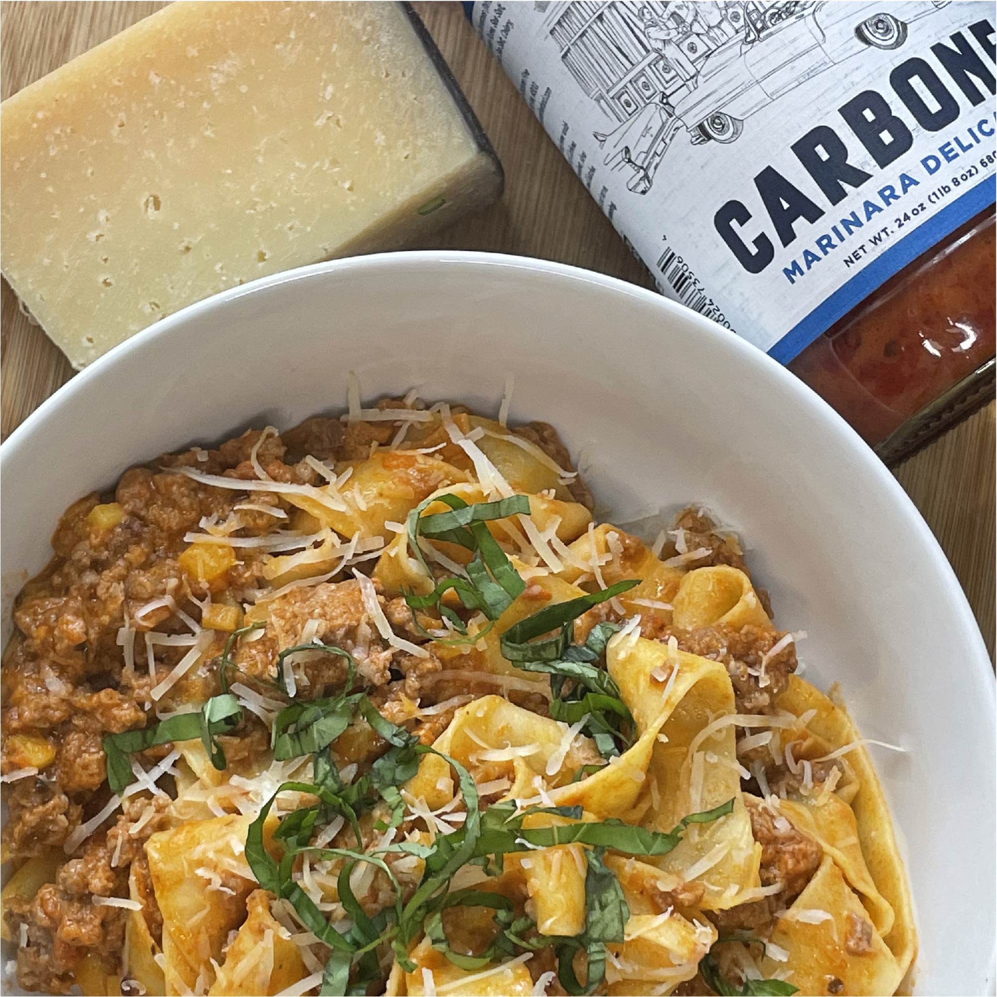 Carbone Marinara Delicato Pasta Sauce | Tomato Sauce Made with Fresh & All-Natural Ingredients | Non GMO, Vegan, Gluten Free, Low Carb Pasta Sauce, 24