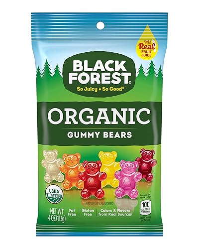 Black Forest Organic Gummy Bears, 4 Ounce