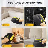2pcs Pet Hair Removal Glove for Dogs & Cats - Upgraded Reusable Electrostatic Fur Remover Tool for Clothing, Furniture, Couch, Carpet, and Car Seats
