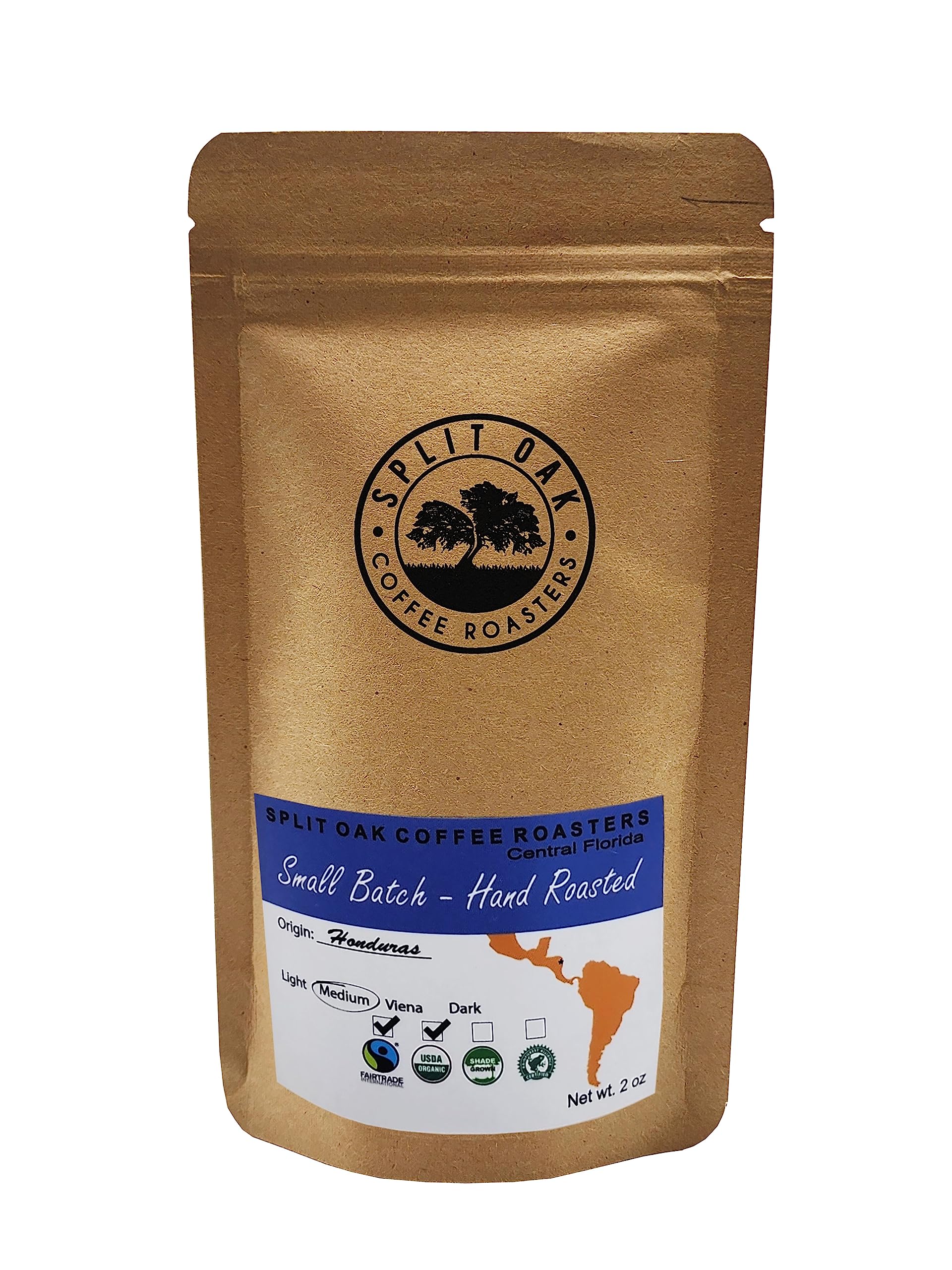 Split Oak Coffee Roasters Gourmet Gift Box - Whole Bean Variety Pack Gift Box, 9 Medium Roast Coffees from Around the World - Global Tasting