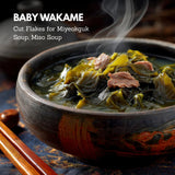 Dried Seaweed Miyeok | Premium Korean Baby Wakame Cut Flakes for Miyeokguk Soup, Miso Soup | Clean South Sea (Namhae) Harvest | 20 Servings | Expands