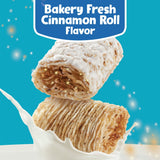 kellogg's Frosted Mini-Wheats Cold Breakfast Cereal, High-Fiber, Whole Grain, Family Size, Cinnamon Roll, 22oz Box (1 Box)