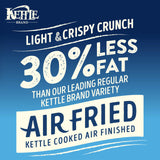 Kettle Brand Potato Chips, Air Fried Sea Salt & Vinegar Kettle Chips, 6.5 Oz Bag