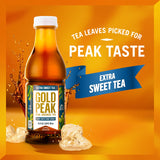 Gold Peak Extra Sweet Iced Tea, Sweet Tea Bottles, 16.9 fl oz, 6 Pack