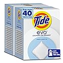 Tide evo Laundry Detergent Free & Gentle Works on 100% of Common Stains Concentrated Travel Detergent HE Compatible and Instant Dissolve Fights Stains
