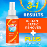 Bounce Anti Static Spray, 3 in 1 Instant Anti Static Spray & Instant Wrinkle Release, Odor Eliminator & Fabric Refresher, Travel Size (3 Oz,Pack of 3)