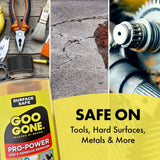 Goo Gone Spray Pro-Power Adhesive Remover with Scraper, Professional Strength, Easily Removes Wood Glue, Grease, Tar, Stickers, Goos, Wet Paint