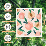 Morigins Mixed Fruit Swedish Kitchen Dishcloths Reusable Dish Towels Absorbent and Fast Dry Cleaning Cloths for Kitchen Cleaning Wipes 6 Pieces