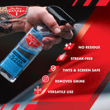 Jay Leno's Garage Glass Cleaner Spray - Streak-Free Auto Glass Cleaner for Cars, Automotive Window Cleaner for Car Windows, Windshields & Mirrors