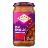 Patak's Spicy Vindaloo Simmer Sauce, Extra Curry, Made with Tomato Paste, Chile & Spices, Gluten-Free & Vegan Indian, Perfect for Chicken, Lamb