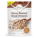 Salad Pizazz Almond Toppings, Snack Mix and Salad Topping, Non-GMO, No Artifical Flavors or Colors, Resealable Bag, Honey Roasted, 3.5 Ounce
