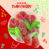 Sour Cherry Gummy Candy, Halal Candy Bulk 2 Pound Bag | Sweet & Tangy Cherry Gummies | Fruit Flavored Gummies for Parties, Candy Buffets, Goodie Bags