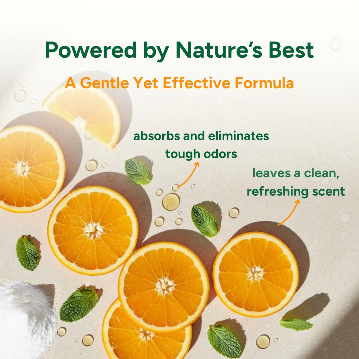 Good Natured Brand | Carpet Deodorizer & Freshener Powder | 31 oz Pet Odor Eliminator for Strong Odor & Pet Urine | Fresh Natural Sweet Orange Scent |