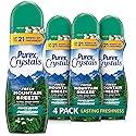 Purex Crystals In-Wash Scent Booster, Fresh Mountain Breeze, 21 oz (Pack of 4), Long-Lasting Freshness & Odor Elimination Technology