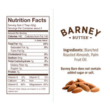 Barney Butter Almond Butter, Bare Crunchy, 10 Ounce Jar, No Added Sugar or Salt, Skin-Free Almonds, No Stir, Non-GMO, Gluten Free, Keto, Paleo, Vegan