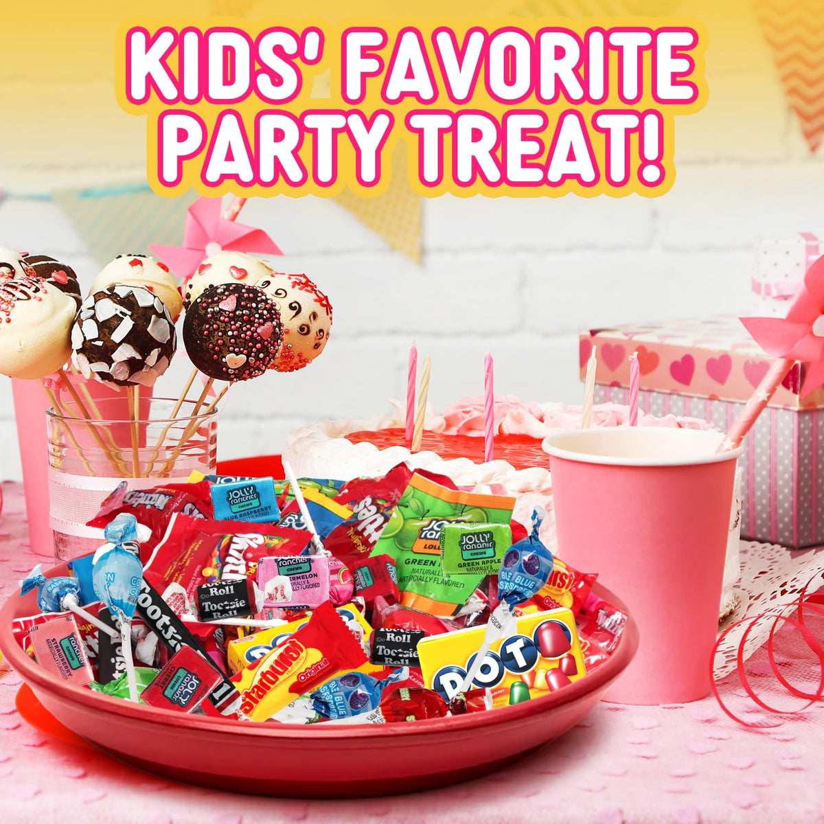 Candy Variety Pack 5 lb 250 Ct, Bulk Individually Wrapped Fun Size Candy