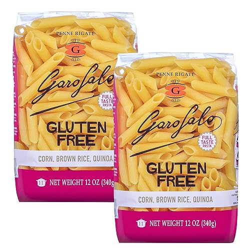 Garofalo - Premium Gluten-Free Penne Pasta, Italian Made, Corn, Rice, Potato & Quinoa Blend, Bronze-Drawn, Al Dente (2 pack)