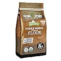 Grain Brain Organic Whole Wheat All purpose flour, No Bleaching, No Potassium Bromate (80 Ounces)