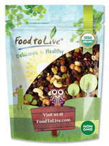 Food to Live - Organic Snack Mix, 12 Ounces - Raw Nuts and Berries with Pumpkin Seeds, Non-GMO, Non-Irradiated, Kosher, Vegan Superfood, Bulk, Great