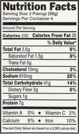 Severino, Pierogi Potato Cheddar, 14 Ounce