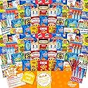 Snacks Variety Pack for Adults, Kids & Teens (100 Count) - Snack Box Variety Pack with Chips, Cookies & Bars - Bulk Snacks Gift Box, Care Package