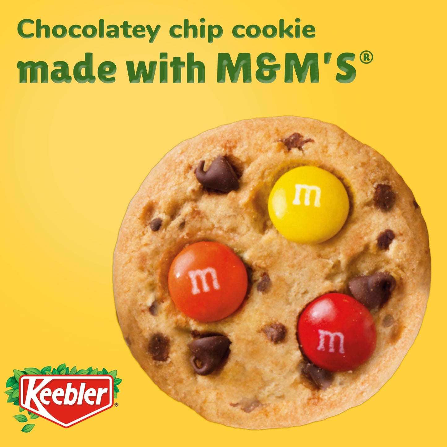 Keebler Chips Deluxe Cookies Rainbow with M&Ms 9.75 Oz