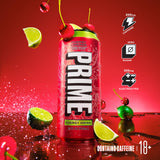 PRIME Energy CHERRY LIMEADE, Sugar Free Energy Drink, 200mg Caffeine and 355mg of Electrolytes for Hydration, Low Calorie, Vegan, Gluten Free, 16