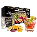 Fruiteza Cold Brew Fruit Infusion Sampler, Variety Tropical Flavors Herbal Tea Bags, Caffeine Free Tea Box, Water Flavoring Packs for Iced Tea
