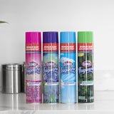 Clorox Fraganzia Aerosol Air Freshener in Lavender with Eucalyptus Scent - Long-Lasting Room Spray, Odor Eliminator for Home, Bathroom, and Bedroom