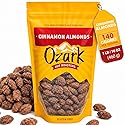 OZARK NUT ROASTERS, Cinnamon Almonds, Cinnamon-Flavored Snacks, Roasted & Coated, World-Class Gourmet Candied Nuts, 16 oz, Pack of 1