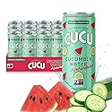 CUCU Pressed Cucumber + Watermelon Water - Real Juice from Fresh Cucumbers and Watermelons with Vitamin C, Electrolytes & Antioxidants - No Sugar