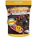 Aromasong 100% Natural Sea Salt from the Dead Sea Food Grade 19 Lb, Kosher Salt Grain, Gluten Free Unrefined, Grinder Refill For Daily Cooking