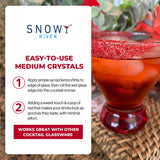 Snowy River Red Cocktail Salt, Naturally Colored Margarita Salt, Salt to Rim Glasses, Red Kosher Salt, Pretzel Salt (5lb)