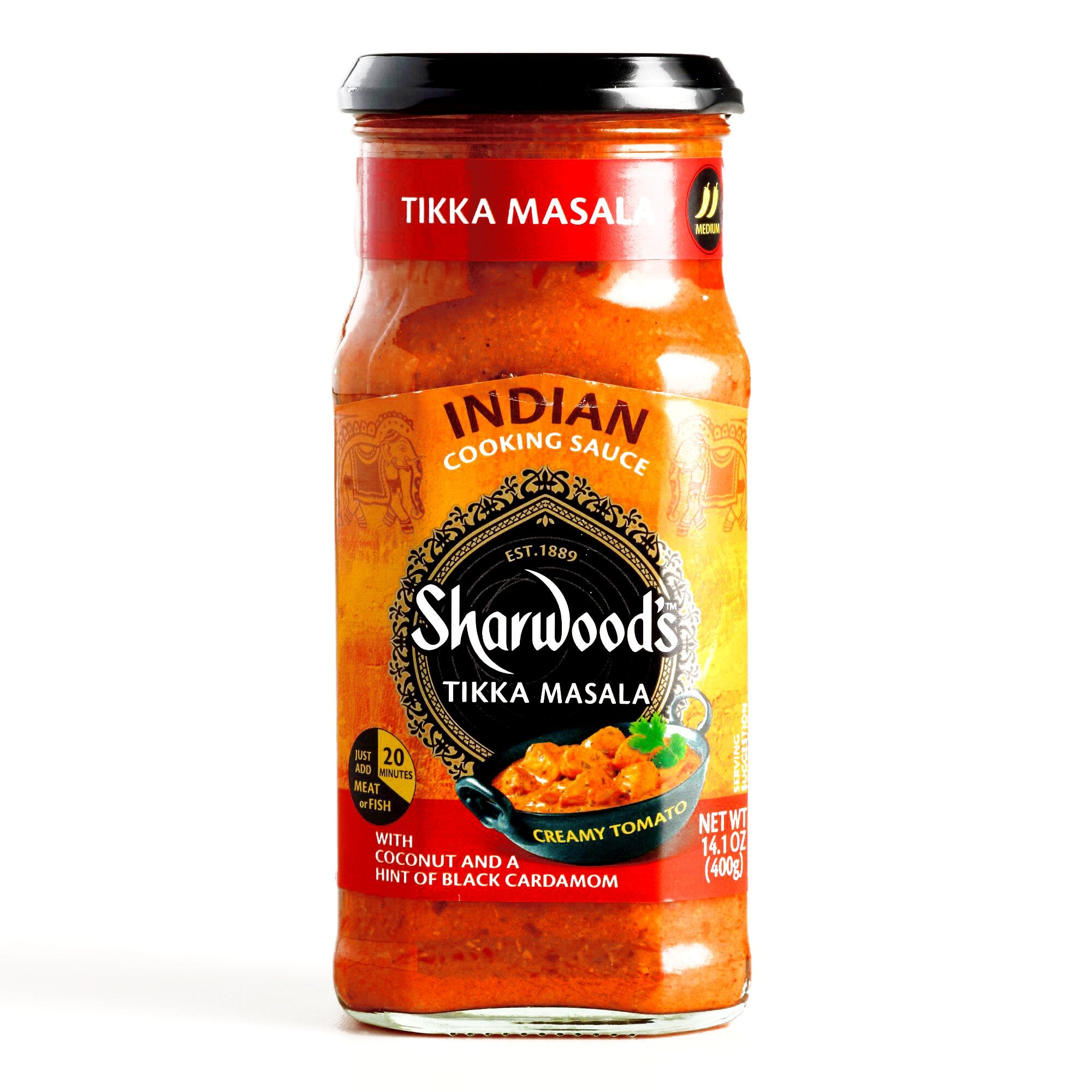 Sharwoods Tikka Masala Cooking Sauce 14.1 oz each (1 Item Per Order)