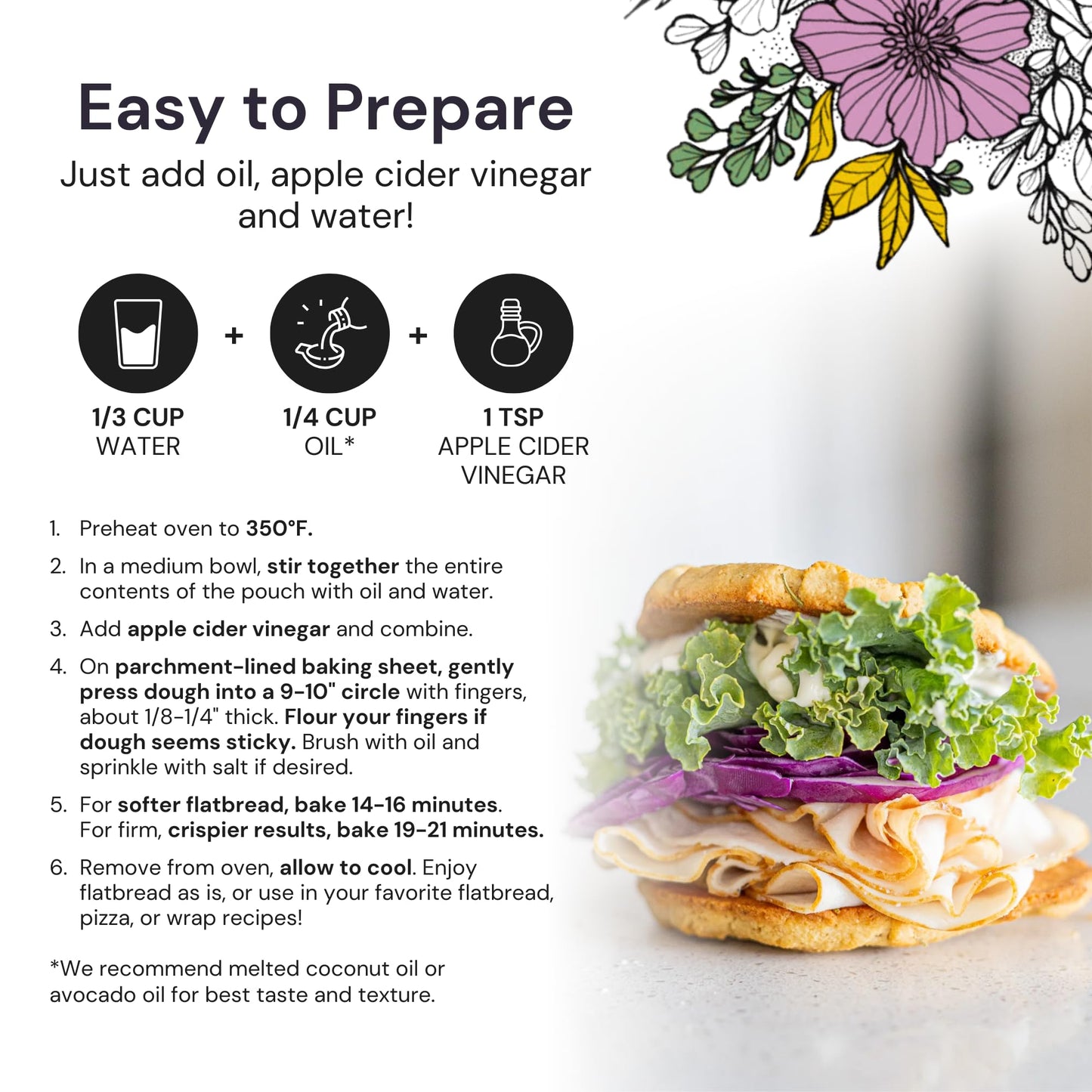 eat G.A.N.G.S.T.E.R. Vegan Pizza Crust & Flatbread Mix, Allergy-Friendly Baking Mix, Grain-Free, No Dairy, Nuts, Gluten, Dairy, For Paleo & AIP Diets, Delicious Crusts or Make Panini Sandwiches