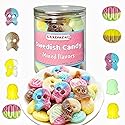 Bubs Swedish Candy Mix 8.5 OZ - Assorted Sour & Sweet Chewy Gummy & Foam Candies from Sweden - Big Skulls, Ovals, Pacifiers with Tropical, Strawberry