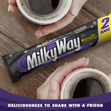 MILKY WAY Candy Bars, Midnight Dark Chocolate Candy Bars, Sharing Size, 2.83-Ounce, 24-Count Box,