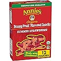 Annie's Organic Bunny Fruit-Flavored Snacks, Summer Strawberry, Gluten Free, 12 ct, 9.6 oz.