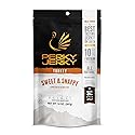 Perky Jerky Sweet and Snappy Turkey Jerky, 14oz - Low Sodium - 10g Protein per Serving - Low Fat - 100% U.S. Sourced - Tender Texture and Bold Flavor