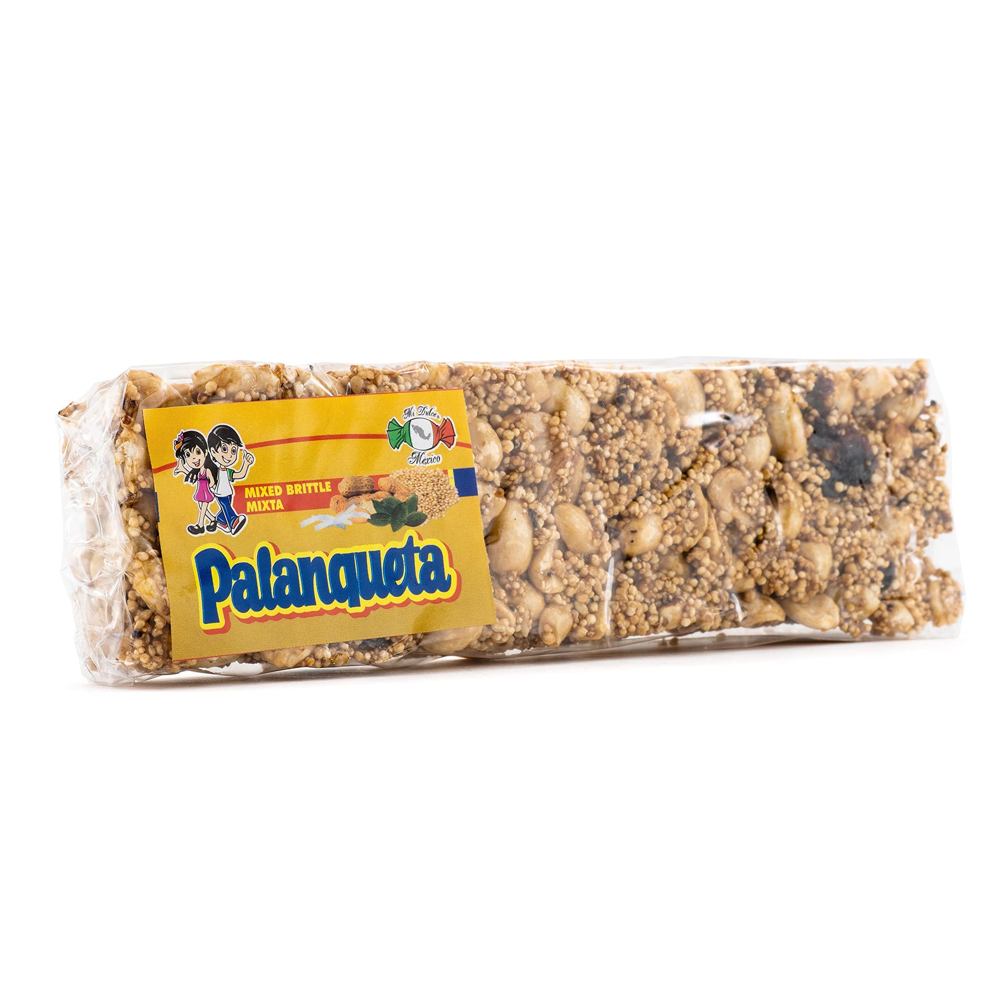MDM Palanqueta MIXED PEANUT BRITTLE MIXTA 12CT 4.6OZ BARS (130G)