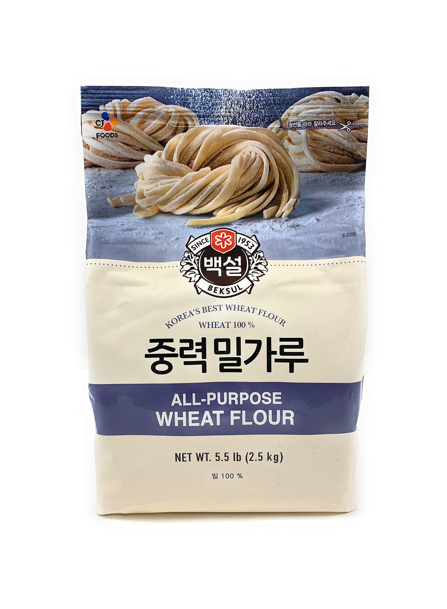 CJ Beksul Frying Mix/Korean Pancake Mix (?? ????/????) (Wheat Flour (5.5 lb), 1 Pack)
