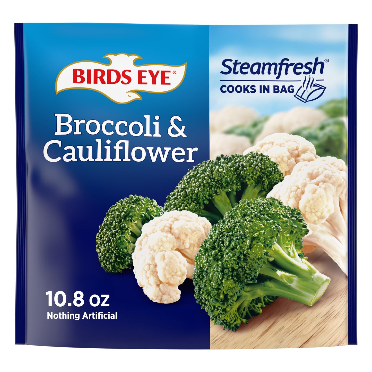 Birds Eye Steamfresh Broccoli Cauliflower Frozen Vegetables, 10.8 OZ