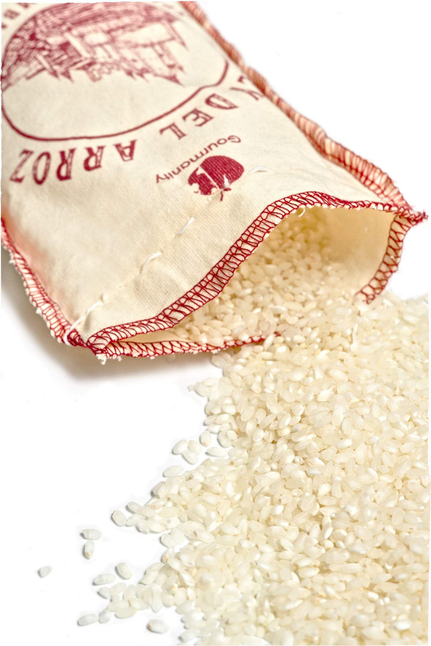 Gourmanity 1.1lb/500g Spanish Bomba Rice for Paella, Rey del Arroz Authentic Spanish Bomba Rice from Spain [1.1 Pound]