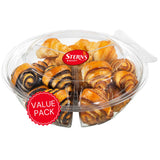 Bakery Fresh Croissants | Traditional Rugelach Pastries in Chocolate Cinnamon Roll & Vanilla Flavor | Approx 18 Rugelach Included | Sympathy Gift