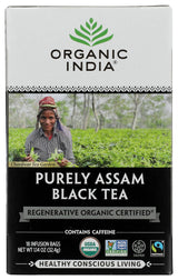 Organic India Organic Assam Black Tea, 18 CT