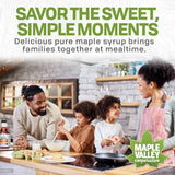 Maple Valley Organic Pure Maple Syrup, Dark & Robust Better Than Pancake Syrup, Use for Coffee or All-Natural Sugar Substitute in Cooking and Baking